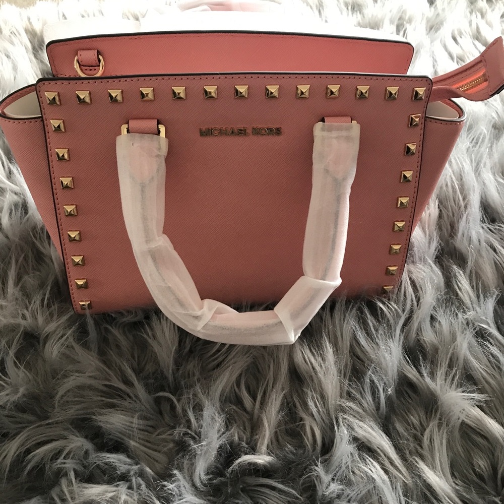 Lowest‼️🆕 Michael Kors Studded Selma Bag - Picture 4 of 8